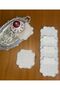 Linen Linen Silver Color Stylish 6 Pieces Cocktail Serving Napkin - 2