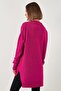 Relaxed Cut Slit Detailed Crew Neck Sweater Sweater 4616142 Y - 6