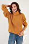 Turtleneck Oversize Knitted Pullover Sweater 4616001 - 3