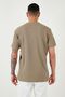 Men's T Shirt - Cotton, Relaxed Fit, Buttoned, Crew Neck5902737 - 6