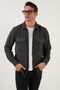 Double Pocket Zippered Slim Fit Winter Shirt Men's Shirt Cf21w112925