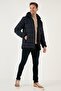 Water Repellent Slim Fit Cold and Wind Resistant Hooded Puffer Coat Men'S COAT 649005 - 2