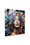 Street Art Explosion Glass Painting - Colorful Graffiti Glass Wall Art