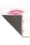 Pearl Collection Pink Powder Theme Lip Pattern Woven Base Modern Decorative Carpet Inci42 - 5