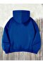 Pocket Floral Printed Hooded Sweatshirt Oversize Wide Fit - 2