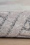 Ria Viscose Woven Carpet Plush Post Non-Slip Base Washable Gray Kitchen Carpet 1511 - 3