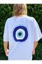 No Bad Vibes Crew Neck 100% Cotton Comfortable Fit Short Sleeve Basic White T-Shirt
