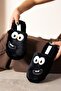 Women's House Slippers Smiling Funny Face Silent Sole Plush Fluffy House Slippers Dowry Slippers Stc1030
