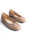 Ponni̇ Suede Ballerina Ballet Shoes