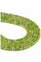 Varisit Rondela, Gold Cut 5X3 mm / 1 String (150 Pieces) Green Color
