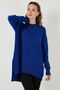 Relaxed Cut Slit Detailed Crew Neck Sweater Sweater 4616142 Y - 2