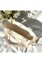 Canvas Snap-Buttoned Bag with Adjustable Crisscross Straps Women's Hand and Shoulder Bag U:30 W:35 D:10 Cm - 4