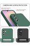 Samsung Galaxy A25 Case Velvet Launch Soft Soft Liquid Silicone Camera Protected Cover Lock - 2