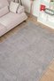 Ria Viscose Woven Carpet Plush Post Non-Slip Base Washable Gray Kitchen Carpet 1511 - 7