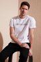Crew Neck 100% Cotton Slim Fit T Shirt Men's T SHIRT 541UNEXPLORED24 - 3
