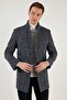 Slim Fit Single Slit Button Lined Stamp Coat Men's Coat5840110e - 4
