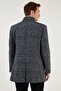 Slim Fit Single Slit Button Lined Stamp Coat Men's Coat5840110e - 5