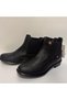 US Polo AssnWomen's Black Color Simple Stylish Laceless Boots with Elastic Sides Ilena