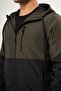 Men's Hooded Water and Windproof Pocketed Inside Raincoats, a Lined U Ultra Lightweight m Transitional Raincoat - 4