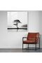 Gray Oasis Glass Print - Gray, Wall Decoration, Black and White Photo, Glass Art - 3