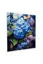 Versatile Hydrangea Glass Print - Hydrangea, Hydrangea, Glass Print, Contemporary Collage