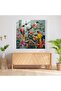 Wildlife Glass Wall Art - Tropical Birds - Wildlife, Home Decor, Paradise, Collage - 3