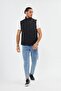 Men's Onion Pattern Quilted Black vest - 2