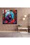 Stained Glass Wall Art, Colorful Gorilla, Gorilla, Wall Decoration, Stained Glass Art Work - 3