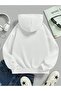 Basic Hooded Sweatshirt Plain Unprinted Oversize (Wide Fit) - 2
