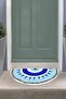 Nazar Bead Printed Non-Slip Base Erasable Door Mat (40X60Cm) - 2