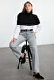 Black Crop Turtleneck Knitwear Jumpers Twoaw25Sv00006 - 2