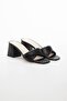 Women's Summer Soft Puffy Slippers Black - 5