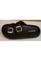Akınal Bella Double Buckle Black Slippers Daily Orthopedic Women - 3