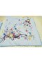 Pearl Beaded Patterned Hand Embroidery on the Writing Edge - Cheesecloth Yemeni, Scarf, 4 Sides Embroidered - 2