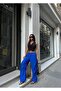 Parachute Pants with Elastic Waist and Cuffs and Pockets