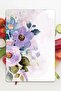 Glass Cutting Board and Presentation Holder Watercolor Purple Flower Patterned 20 X 30 cm - 4