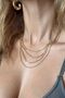 Combination Gold Chain Necklace Set 4 Separate Chains - 3