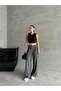 Anthracite Rope Belt Design Trousers-3576 - 3
