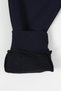 Navy Blue Thick Cotton Sweatpants with Elastic Waist and Legs and Pockets for Girls Aged 5-6-7-8-9-10-11-12 Years - 4