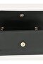 Women's Chain Portfolio & Clutch Black Patent Leather Shoulder Evening Bag - 6