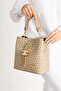 Women's Hand and Shoulder Bag - with Accessories - 2