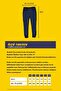 Thick Gray Men's Sweatpants Jogger with Back Pockets, Elastic Cuffs, Regular Fit, Without Pockets - 6