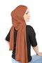 شال حجاب شيفون متقاطع - ST 392 ( 2939232 ) - 5