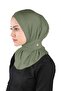 Viscose Fabric Scarf Crossed Lycra Shawl - Khaki - (St329), (Id 7832926) - 2