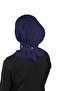 Viscose Fabric Scarf Crossed Lycra Shawl - St329 Navy Blue (7832903) - 3