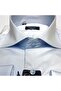 Slimfit Ice Blue Satin Italian Collar Shirt - 2
