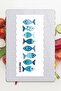Glass Cutting Board and Presentation Plate Marine Cute Fish 20X30Cm - 4
