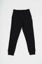 Black-Anthracite Thick Cotton Elastic Waist and Leg Pocket 2-Piece Girl's Sweatpants - 3