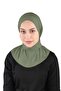Viscose Fabric Scarf Crossed Lycra Shawl - Khaki - (St329), (Id 7832926)