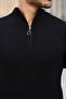 Selanik Half Zipper Sweater Black - 3